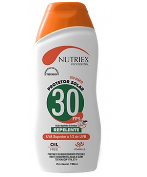 Protetor Solar FPS 30 com Repelente 120 Gr - Nutriex